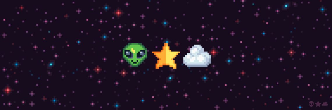 Alien Star Cloud PX Emojis